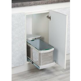 Starax S-2574-g 16 Lt Teleskopik Raylı Plastik Çöp Kovası