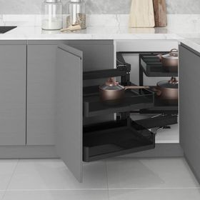 Starax S-3001-P-A Premium Antrasit 45 cm Sol Kapağa Monte Körköşe Mekanizması