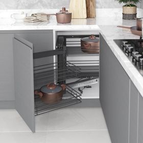 Starax S-3003-A Antrasit 45 cm Sol Kapağa Monte Körköşe Mekanizması