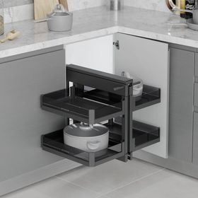 Starax S-3007-A 45 cm Sol Antrasit Bağımsız Körköşe Mekanizması