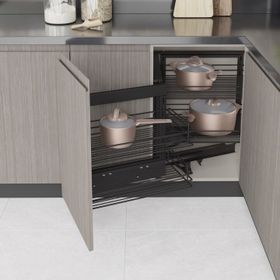 Starax S-3071-A Sol Antrasit 50 cm Kapağa Monte Körköşe Mekanizması