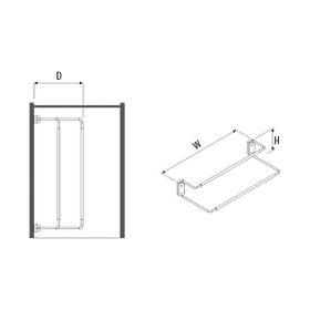 Starax S-6111-C 70 cm Ayakkabı Askısı