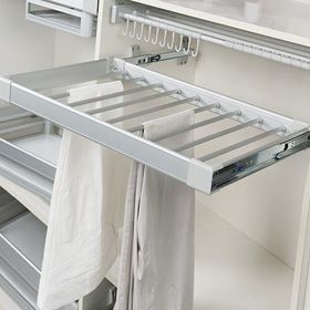 Starax S-6201-G 40 cm Alüminyum Yandan Raylı Pantolonluk