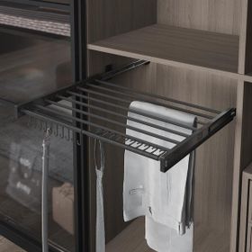 Starax S-6303-G 50 cm Yan Bağlantılı Plastik Kapaklı Teleskopik Raylı Pantolonluk