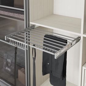 Starax S-6304-G 55 cm Yan Bağlantılı Plastik Kapaklı Teleskopik Raylı Pantolonluk