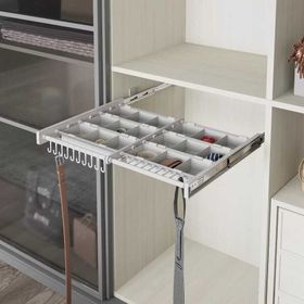 Starax S-6326-G Gri 600 mm Plastik Kapaklı Teleskopik Raylı Aksesuarlık