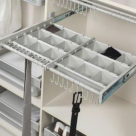 Starax S-6329-G 90 cm Yana Bağlantılı Plastik Kapaklı Teleskopik Raylı Aksesuar Kutulu Kemerlik