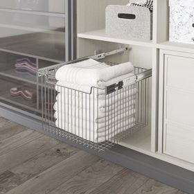 Starax S-6365-C Krom 600 mm Teleskopik Raylı Çok Amaçlı Sepet