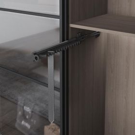 Starax S-6541-A Antrasit Sol Raylı Alüminyum Kemerlik