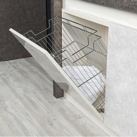 Starax S-8117-C 60 cm Askılı Çamaşır Sepeti