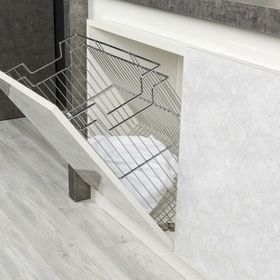 Starax S-8117-C 60 cm Askılı Çamaşır Sepeti