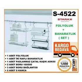 Starax S4522 Set Arası Takım Folyoluk Baharatlık