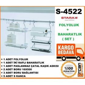 Starax S4522 Set Arası Takım Folyoluk Baharatlık
