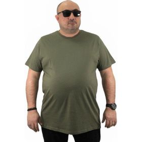Starbattal 11100 Haki Büyük Beden Basic Erkek T-shirt