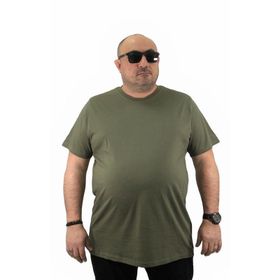 Starbattal 11100 Haki Büyük Beden Basic Erkek T-shirt