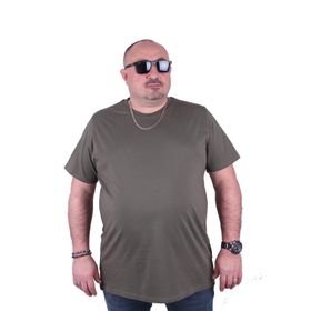 Starbattal 11100 Haki Büyük Beden Basic Erkek T-shirt