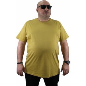Starbattal 11100 Limon Büyük Beden Basic Erkek T-shirt