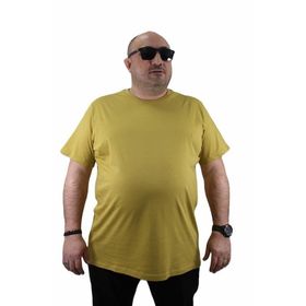 Starbattal 11100 Limon Büyük Beden Basic Erkek T-shirt