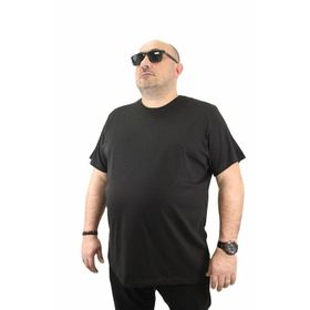 Starbattal 11100 Siyah Büyük Beden Basic Erkek T-shirt