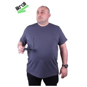 Starbattal 11160 Füme Büyük Beden Erkek T-shirt