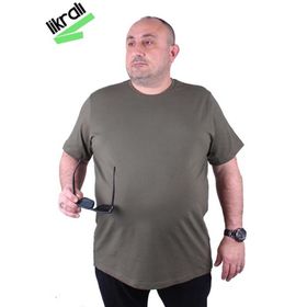 Starbattal 11160 Haki Büyük Beden Erkek T-shirt