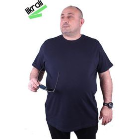 Starbattal 11160 Lacivert Büyük Beden Erkek T-shirt