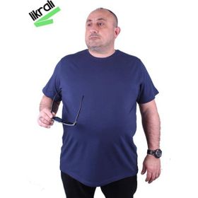 Starbattal 11160 Marin Büyük Beden Erkek T-shirt