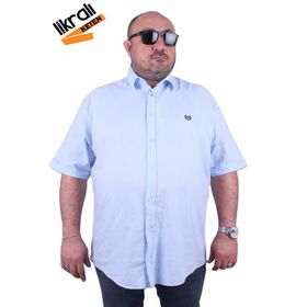 Starbattal 11300 Büyük Beden Mavi Erkek Gömlek