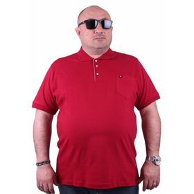 Starbattal 11501 Bordo Büyük Beden Erkek T-shirt