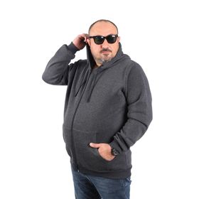 Starbattal 11701 Büyük Beden Antrasit Erkek Sweatshirt