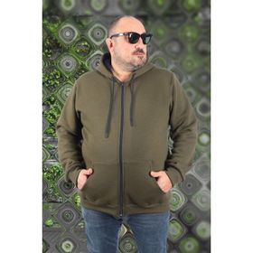 Starbattal 11701 Büyük Beden Haki Erkek Sweatshirt