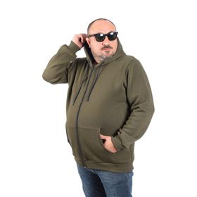 Starbattal 11701 Büyük Beden Haki Erkek Sweatshirt