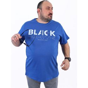 Starbattal 22122 İndigo Büyük Beden Erkek T-shirt