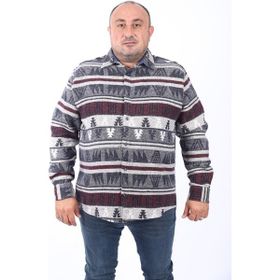 Starbattal 22211 Antrasit Büyük Beden Erkek Gömlek