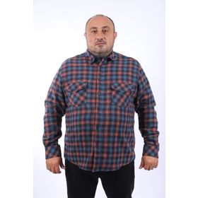 Starbattal 22217 Petrol Büyük Beden Erkek Gömlek