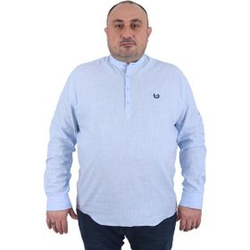 Starbattal 22313 Mavi Büyük Beden Erkek Gömlek