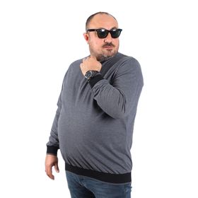 Starbattal 22729 Antrasit Büyük Beden Erkek T-shirt
