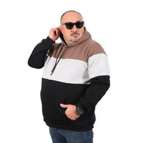 Starbattal 22736 Büyük Beden Taba Erkek Sweatshirt