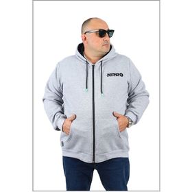 Starbattal 22739 Gri Melanj Büyük Beden Erkek Sweatshirt