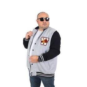Starbattal 22753 Büyük Beden Gri Melanj Erkek Mont