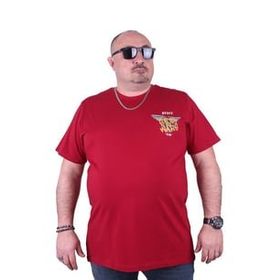 Starbattal 23100 Bordo Büyük Beden Erkek T-shirt