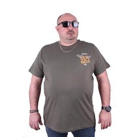 Starbattal 23100 Haki Büyük Beden Erkek T-shirt