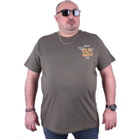 Starbattal 23100 Haki Büyük Beden Erkek T-shirt