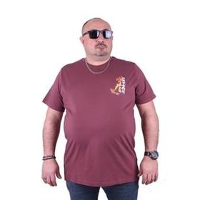 Starbattal 23101 Eflatun Büyük Beden Erkek T-shirt