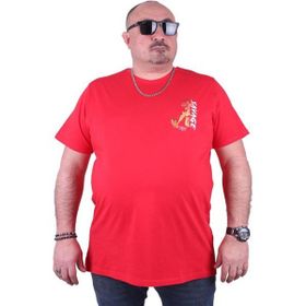 Starbattal 23101 Kırmızı Büyük Beden Erkek T-shirt