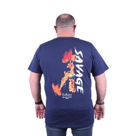 Starbattal 23101 Marin Büyük Beden Erkek T-shirt
