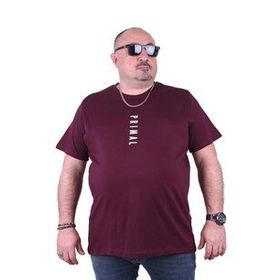 Starbattal 23102 Mürdüm Büyük Beden Erkek T-shirt