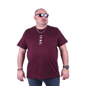 Starbattal 23102 Mürdüm Büyük Beden Erkek T-shirt