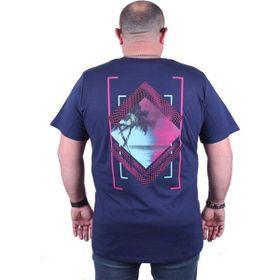 Starbattal 23103 Marin Büyük Beden Erkek T-shirt