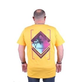 Starbattal 23103 Sarı Büyük Beden Erkek T-shirt